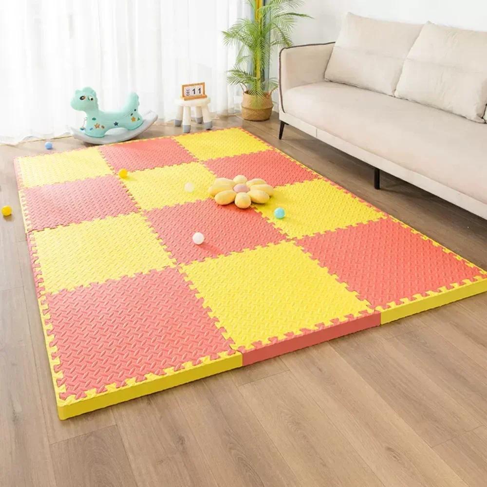 30×30x1.0cm Anti-slip Thickening Puzzle Mat Carpet for Baby Children's Room Game Playing Activity & Livingroom & Bedroom