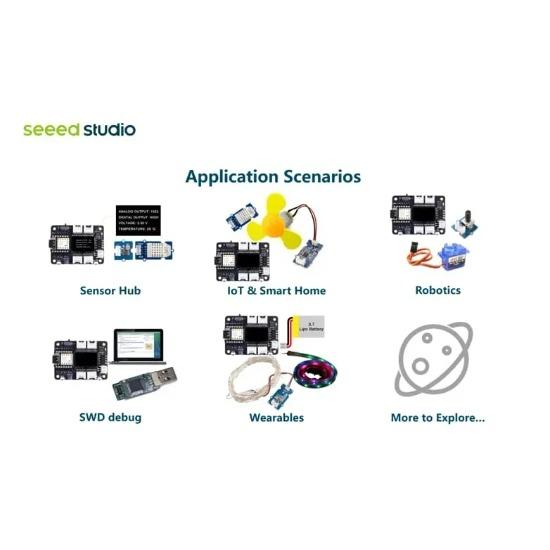 Seeeduino Seeed Studio XIAO ESP32-C3 WiFi Bluetooth-compatible Mesh 5.0 Development Board Modul 4MB Flash 400KB SRAM For Arduino