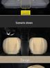 Universal Full Leather Car Seat Cushion Set - Four Seasons Breathable, Three-Piece, Cool and Durable