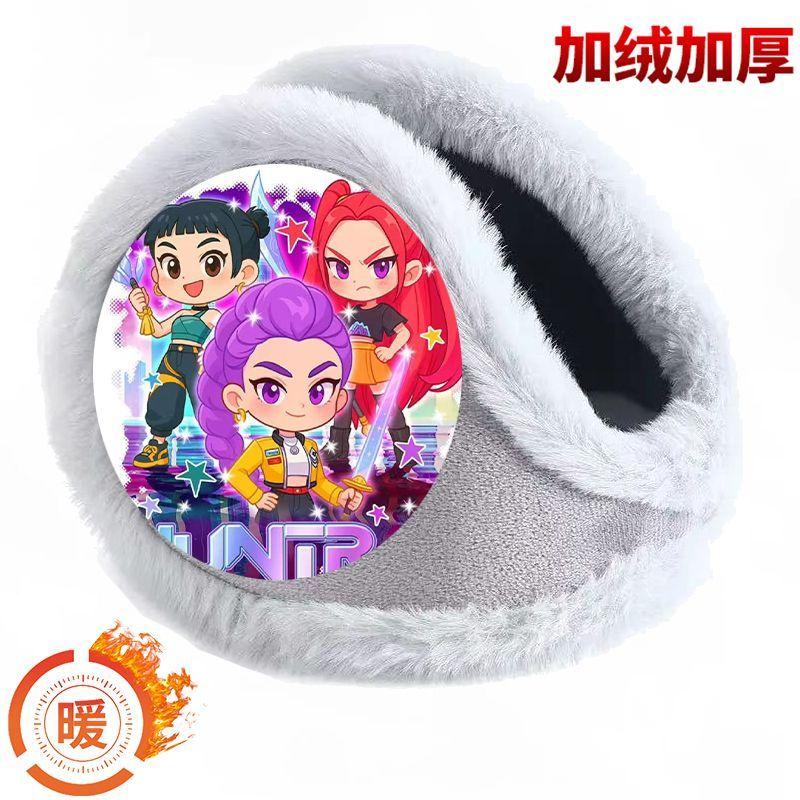 Kpop Witch Hunt Anti-freezing Ear Muffs, Children's Cycling Ear Bags, Thickened Ear Protection, Winter Fleece Anti-freezing Ear Muffs