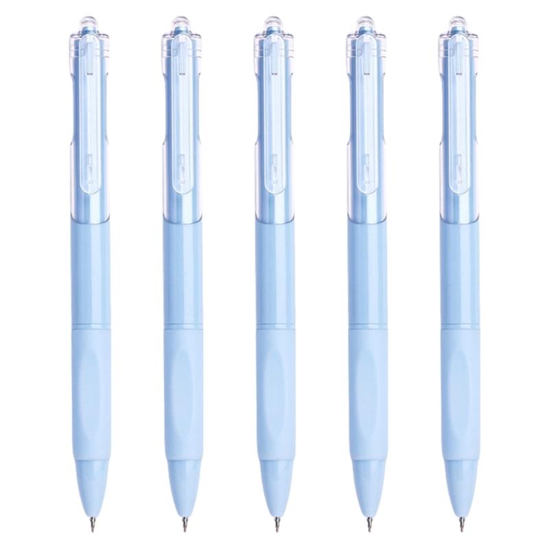 

5 Pcs Neutral Pen Aesthetic Pressing Pen Retractable Gel Ink Pen 0.5mm Journaling Pen Gel Pen School Office Supplies