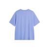 Li Ning Sports Life Collection T Shirts Unisex Grass Purple Crew Neck Moderate Straight Fit AHST937-3