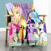 Little Pony (11) Personalized Text Blanket Multi-purpose Customizable Blanket Durable Comfort Perfect for Office Office Chair Livingroom Picnics