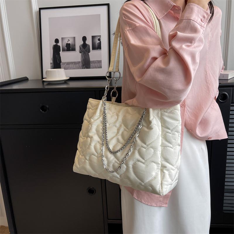 Casual Commuter Messenger Bag Spring New Large Bag Women's Large-capacity Tote Bag Fashionable and Simple Shoulder Bag