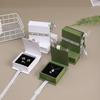 Ribbon Flip Box Cardboard Jewelry Box With Foam Inside Necklace Bracelet Ring Ring Ring Ring Earring Box Gift Packaging Box