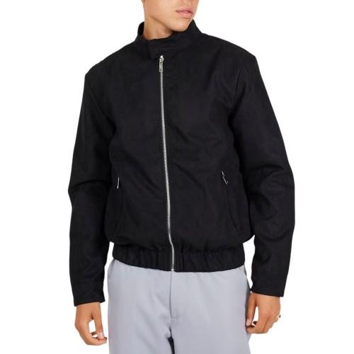 Brave Soul Mens Funnel Neck Bomber Jacket