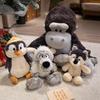 Adorably Husky Plush Toy Lovely Penguin Stuffed Fairy Tale Cunning Big Bad Wolf Doll Orangutan Plushies kawaii home