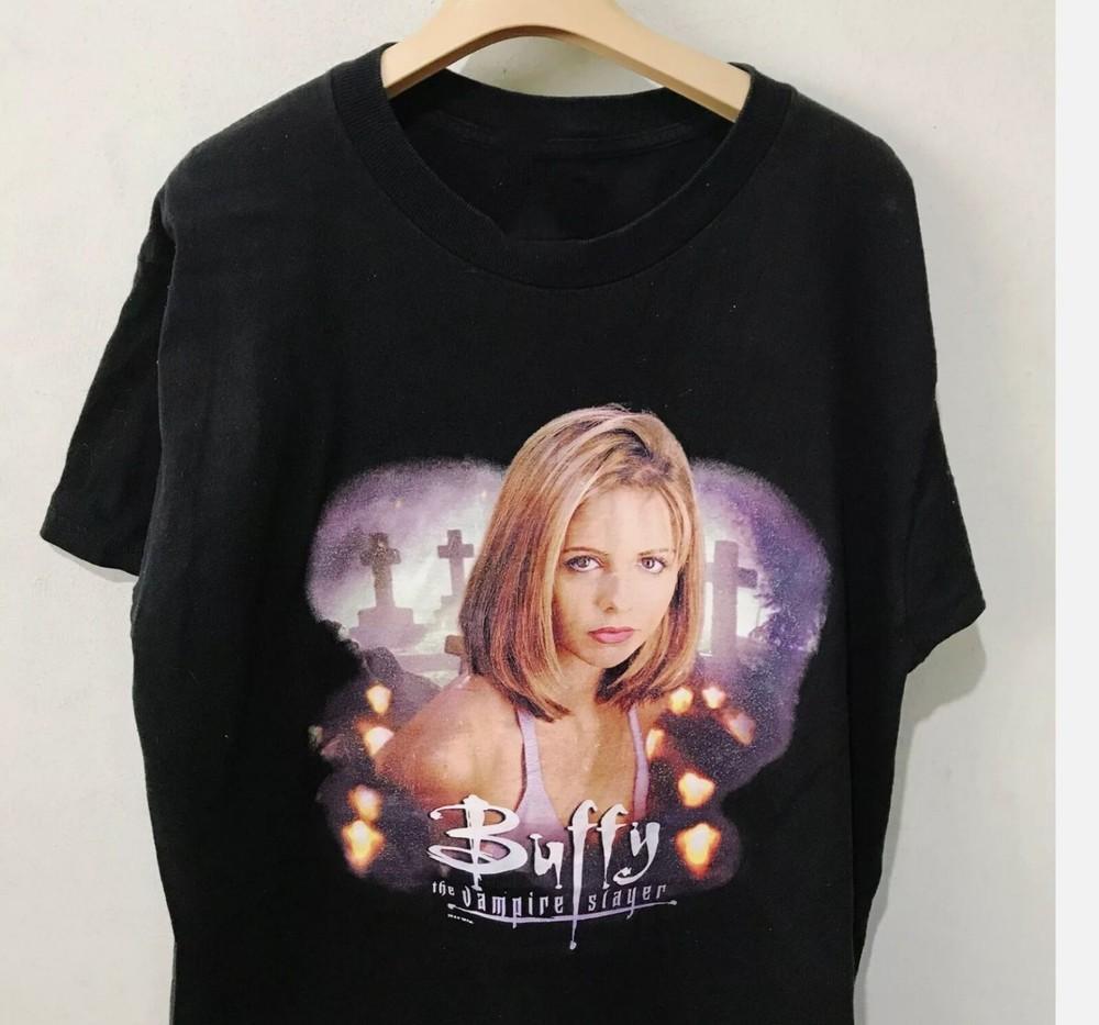 

Buffy the Vampire Slayer Vintage 1999 Tee Shirt Classic Black S-5XL Unisex T-Shirt M