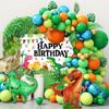 Dinosaur Theme Boy Atmosphere Decoration Scene Arrangement Children'S Birthday Balloon Dinosaur Background Cloth Set
