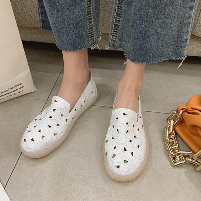 Fashion Summer Breathable Women's Shoes Casual Cheap Offers High Quality Aesthetic Y2k Fashion 39 Light Original 2025 Ladies Footwear
