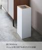 Yamazaki Jitsugyo Trash Can Square Long Natural W22XD22XH60cm RIN Trash Can Dust Box Slim 4531 Approx.