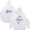 Unisex Hooded Long Sleeve Loose Fit Zip Up Sweatshirt Casual Graphic Cardigan