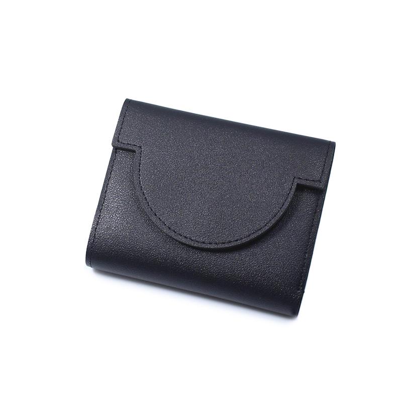 Ultra Slim Women Wallet Tri-fold PU Leather Card Holder Mini Purse Female Coin Bag Compact Wallet Pocket Money Clip Clutch Bag