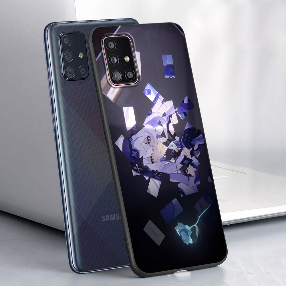 Black Swan Honkai Star Rail Dan Heng Case for Samsung Galaxy A53 A14 A12 A54 A24 A22 A41 A52 A21s A22 A31 A33 TPU Phone Cover