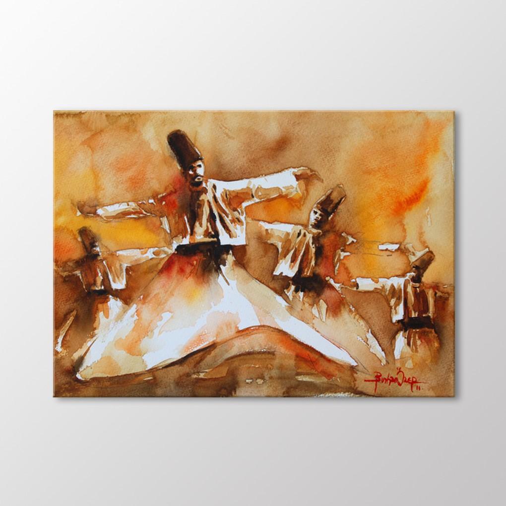 

Акварельная живопись кружащихся дервишей