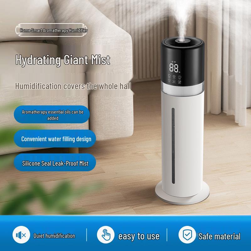 7L Large Capacity Home Humidifier with Colorful Lights, Air Purifier & Aroma Diffuser for Mother and Baby Bedroom