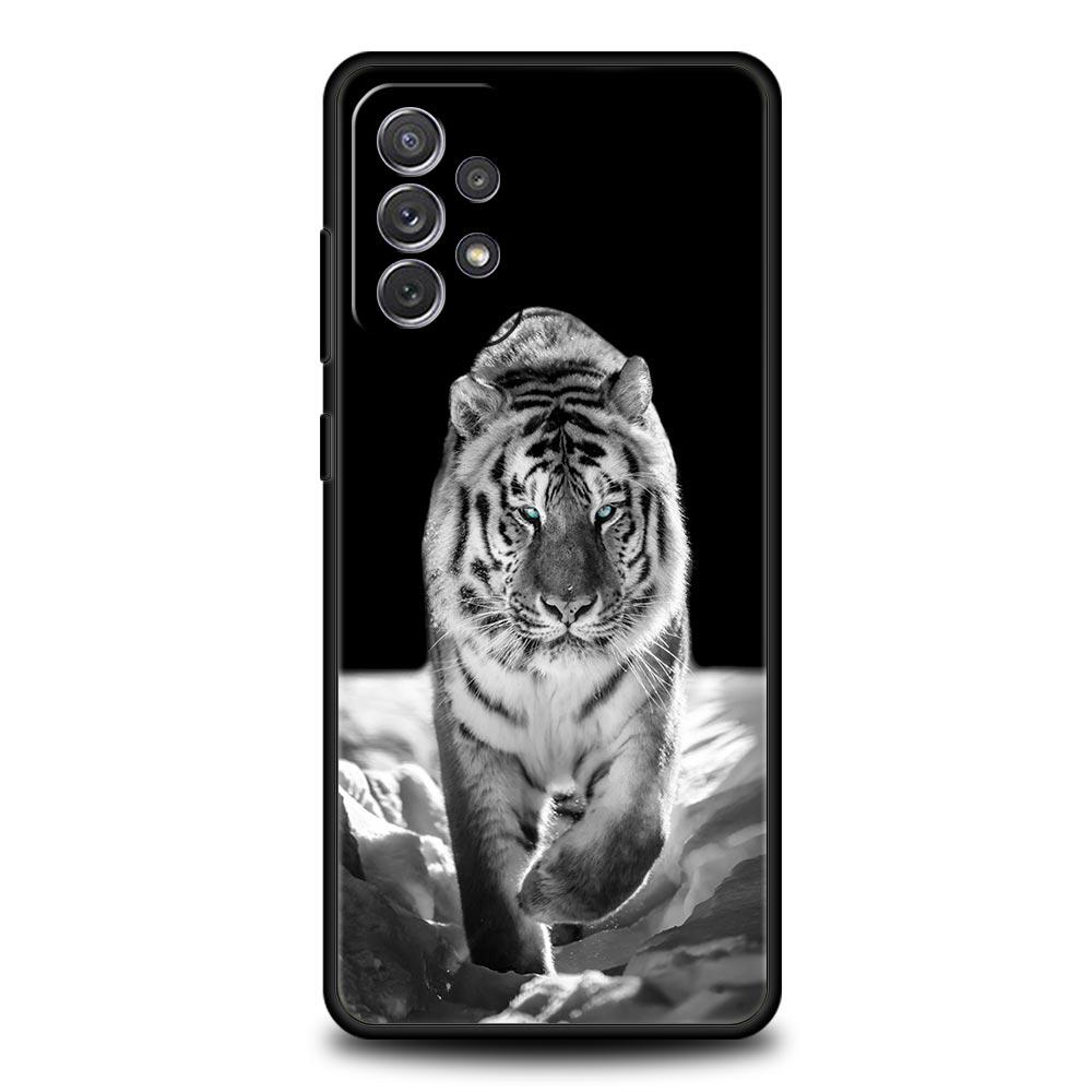 Tiger Animal Phone Case For Samsung Galaxy A73 A53 A33 5G A13 4G A03 A23 A21s A03s A11 A31 A41 A51 A52 A71 M21 M22 M31 A01 Cover