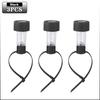 1-10PC Solar Pool Light Hanging LED Cylinder Lamp for Above Ground Pool Outdoor Garden Decoration Waterproof Warm White IP44 Use