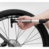 ROCKBROS Bicycle Pump Portable 80-100PSI Easy Operation Mini High Pressure Air Pump Cycling Stainless Steel MTB Bike Accessories