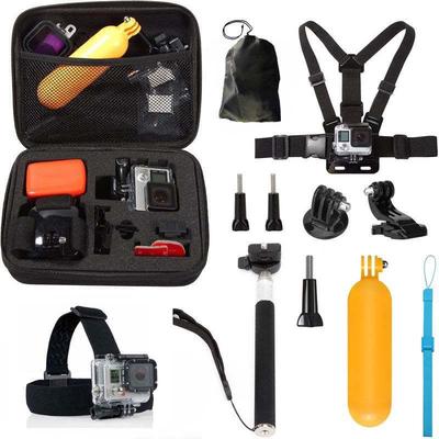 Aksesuarlar Kiti 10'u 1 Arada Askılar Gopro Hero 5 4 Oturum 3+ 3 Yi Aksiyon Kamerası için Aksesuar Seti