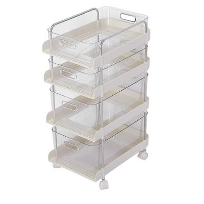 Storage Shelving Unit Organizer Multifunctional Cosmetics Snacks Display Storage Rack for Kitchen
