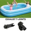Easy to Use Pool Deflation Valves Adapter Hose Adapter T Connector Adapters Pool Repair Part Suitable for Repairing Pool