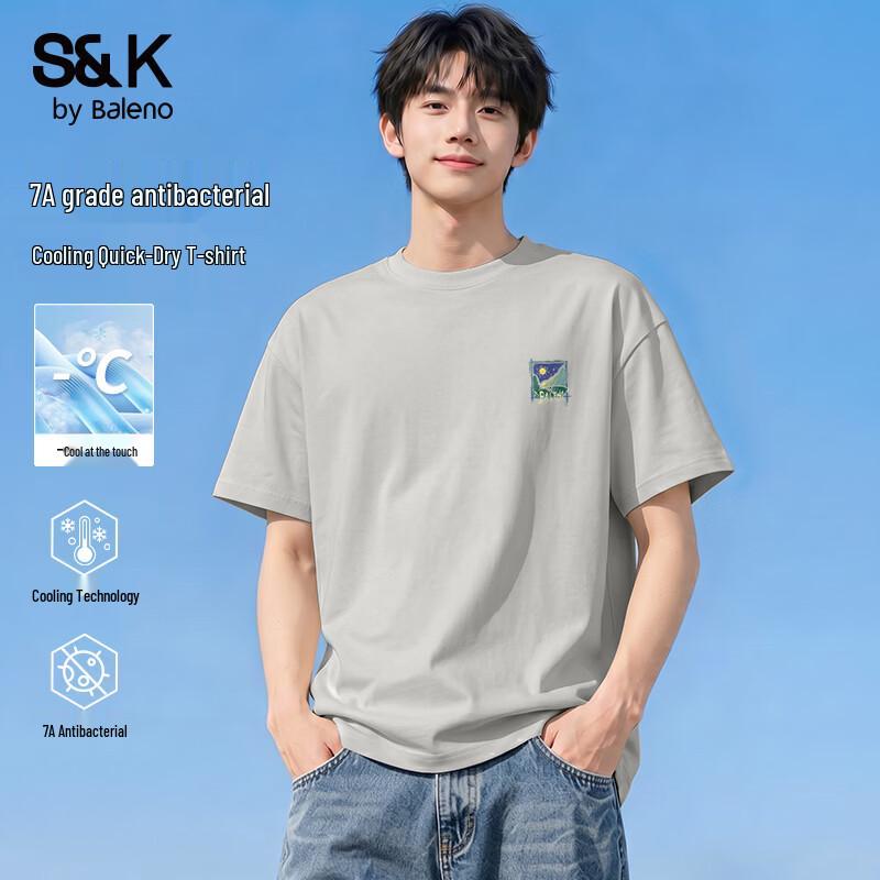 Baleno Men s Cooling Quick-Dry Short Sleeve T-Shirt L