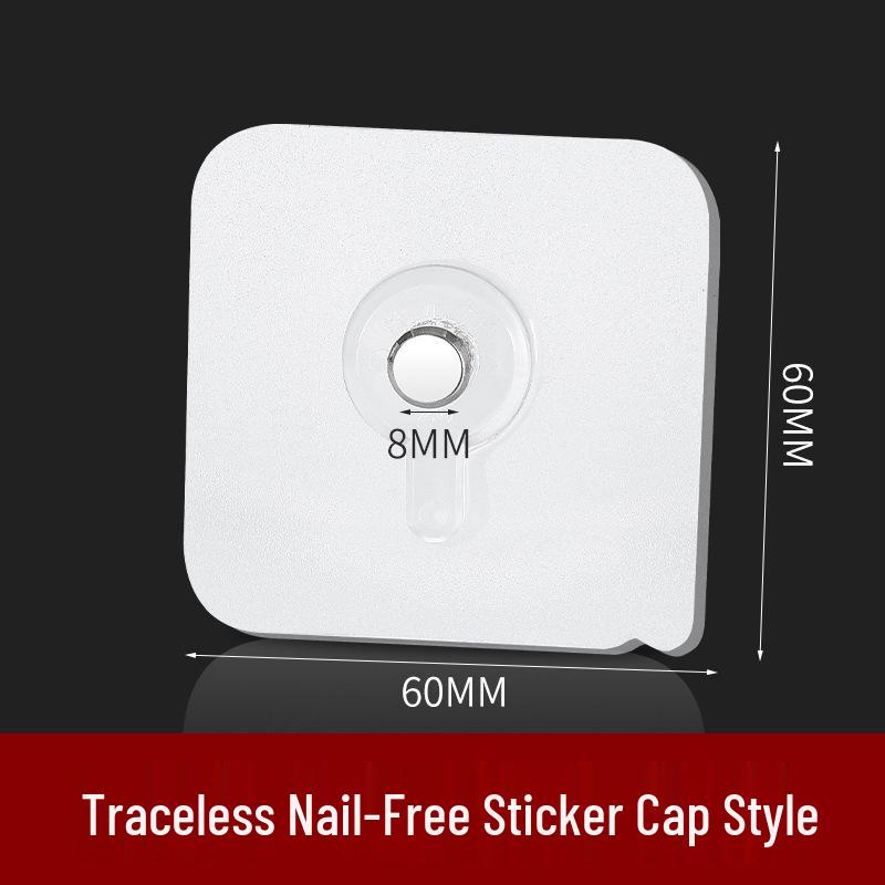 No-Punch Traceless Adhesive Wall Hooks for Frames and Shelves