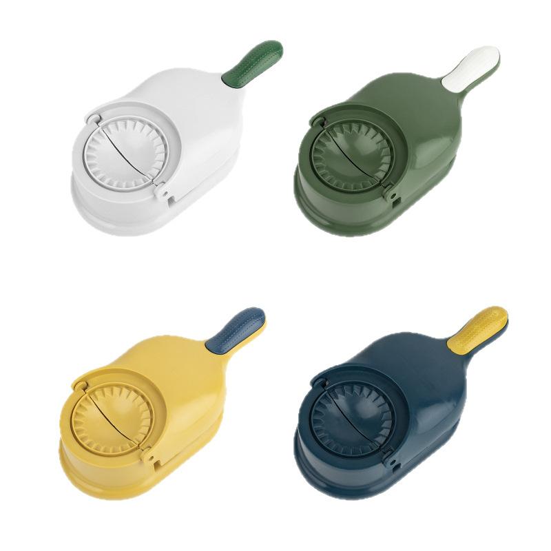 1-in-1 Dumpling Maker & Dough Press, Manual Ravioli Mold, Household Kitchen Gadget for Making Dumplings, Wontons, Empanadas, Eas
