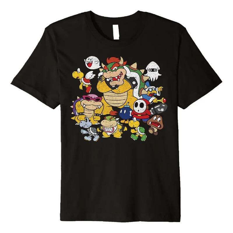 Camiseta Nintendo Super Mario Bowser Enemy Group Premium Pre S