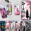 CJ57 France Paris Eiffel tower Phone Case for Samsung Galaxy S20 S21 S22 Ultra FE + Plus A21S A22 A24 A25 A26 A30 A30S A31