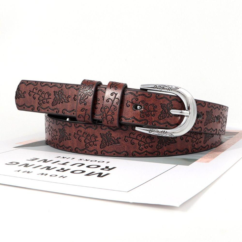 

Punk Bohemian Style Belt Hip Hop Waistband Waist Decoration Worn Waist Belt кавовий