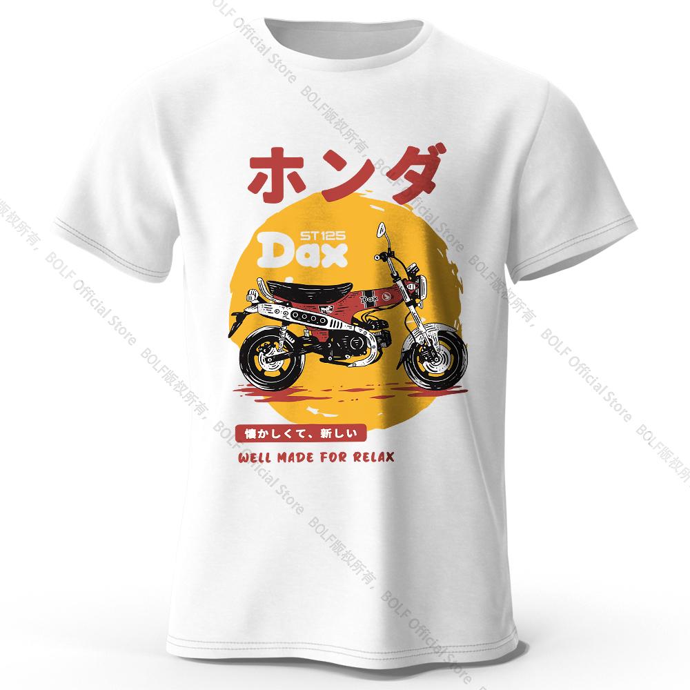 Retro Bike Art T-Shirt 100% Premium Cotton Slim Fit Hand Painted Motorcycle Graphic Tee forRiding Summer Personality Enthusiasts