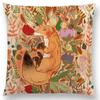 Floral Fantasy Fairy Tale Wonder World Cushion Cover Dreamscape Animals Deer Bird Fox Unicorn Owl Flowers Sofa Throw Pillow Case