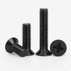 Black Zinc Plated 316 Stainless Steel Countersunk Phillips Head Screws (M2.5-M8).