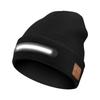 LED Lighted Beanie Hat Smart Bluetooth Connection Supporting Wireless Calls And Music Headlamp Cap Night Lighted Hat