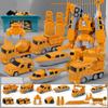 Excavator Mixer Assembly Engineering Vehicle Deformation Transform Robot Toys  Children's Toy