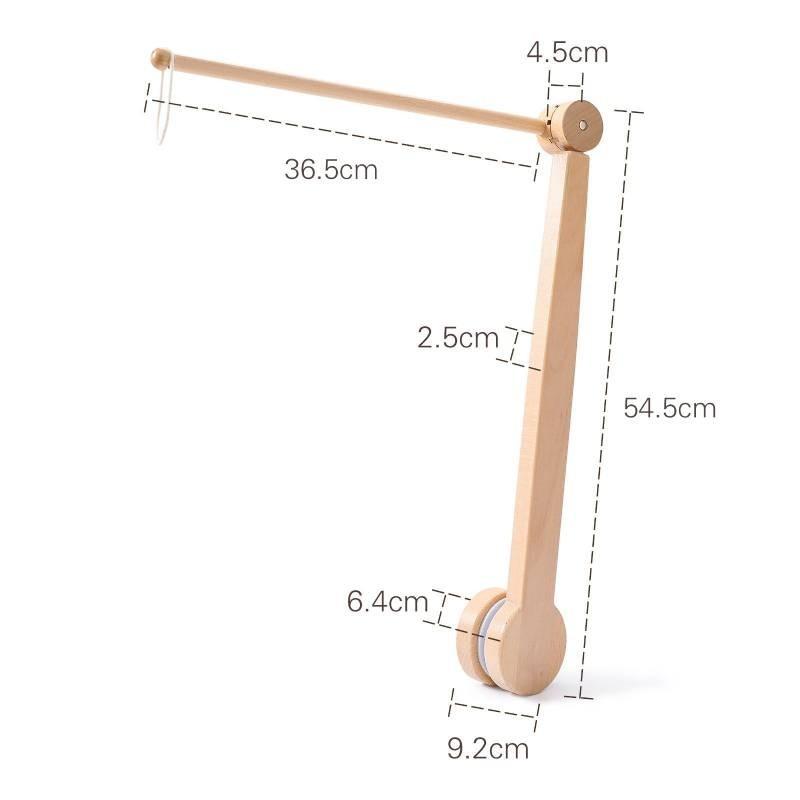 Wooden Baby Mobile Crib Holder Sturdy And Versatile Design**