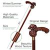 Lion Walking Stick for Men Leon King Wooden Cane for Gentlemen Hand Carved Fashion Derby Baston 91.44 Cm