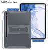 Stativveske til Samsung Galaxy Tab A8 10,5" Tab A7 Lite 8,7" S7 11'' S8Plus S8 Ultra 14,6 Transparent deksel til Samsung Tab S7 Fe Veskebeskyttelse Funda