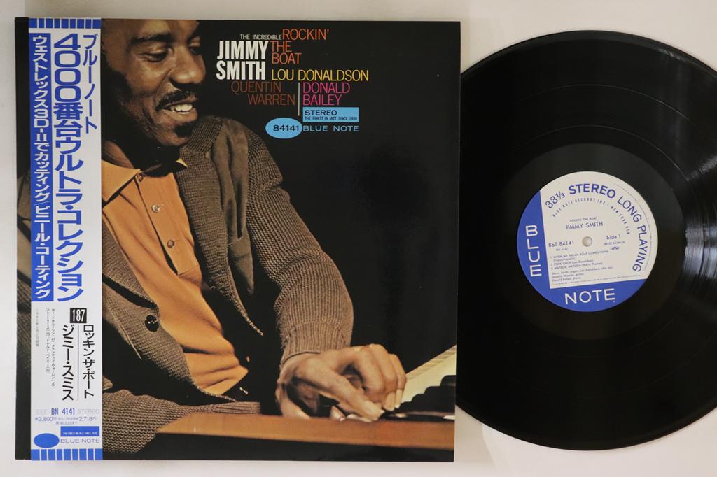 LP Record JIMMY SMITH - Rockin' The Boat BN4141 BLUE NOTE 1993 Japan Obi Jazz Used