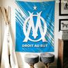 Olympique De Marseille Wall Hanging Printed Fabric Blanket Decorative Tapestries for Bedroom Living Room Home Decor
