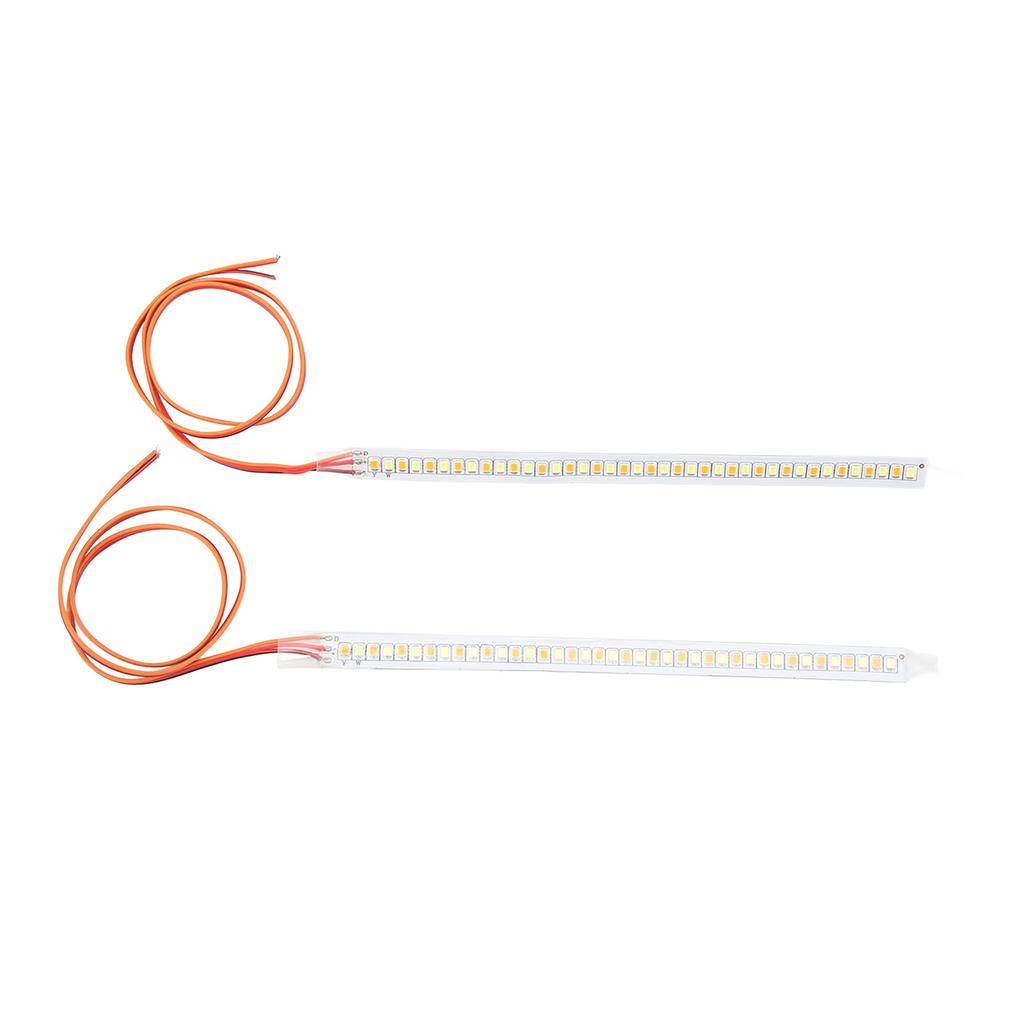 18cm 1 Pair LED Rear View Light Strip High Brightness 12V Side Mirror Strip Tape Universal for Vehicle