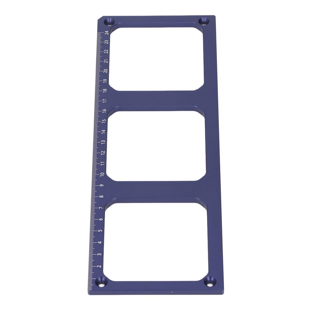 86 Switch Socket Opening Template 3 Holes Aluminium Alloy Accurate Switches Socket Hole Opening