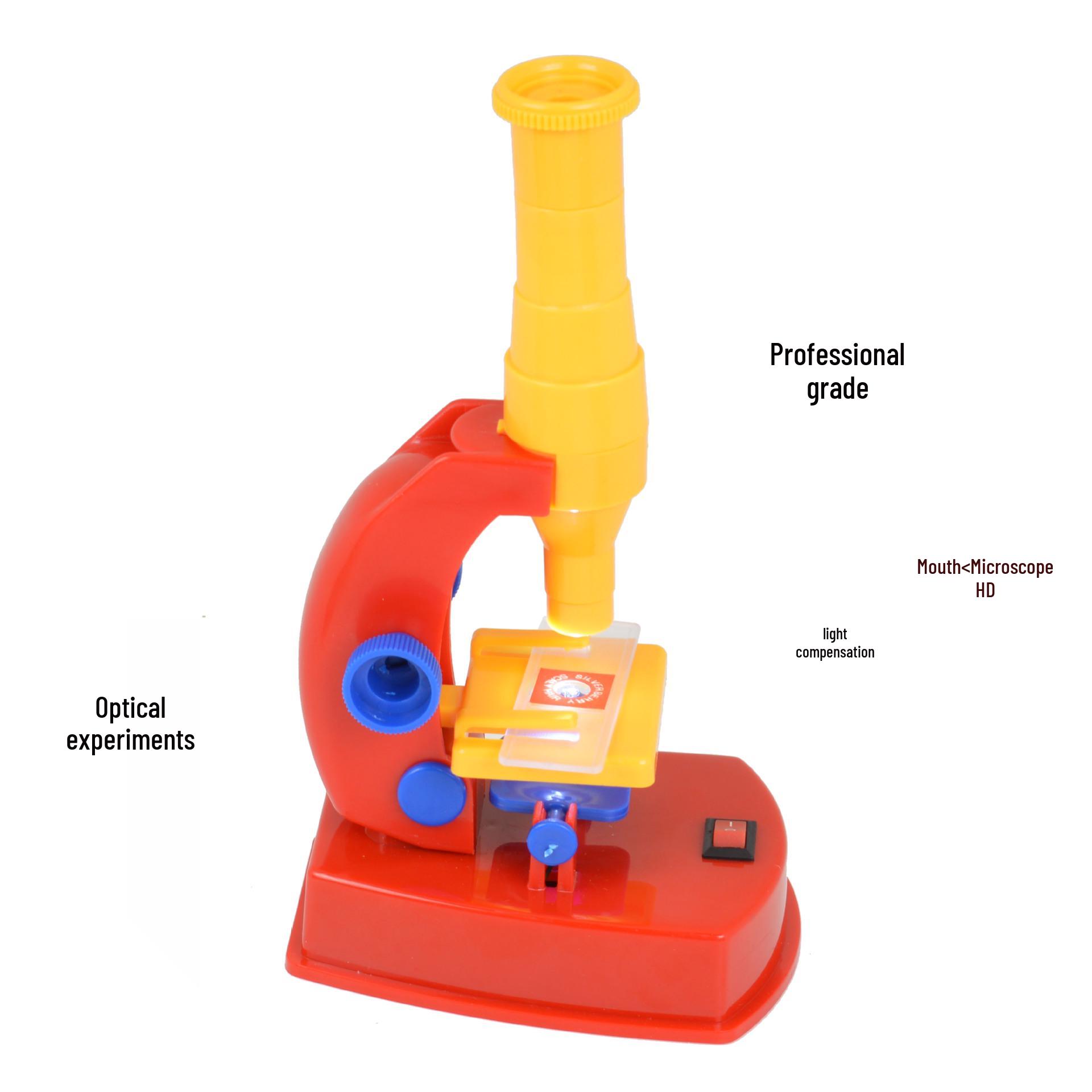 

Children s High-Definition Microscope Kit: 150x Zoom Science Experiment Toy