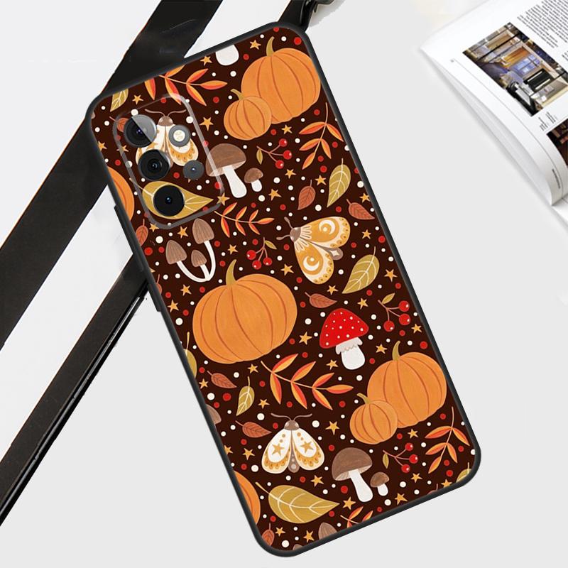 Autumn Leaves Fall Halloween Case For Samsung Galaxy A34 A54 A14 A13 A33 A53 A12 A22 A32 A52 A70 A51 A71 Back Cover