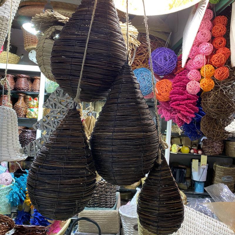 

Straw Woven Water Drop Ornaments for Weddings, Hotels, and Festivals No. 4