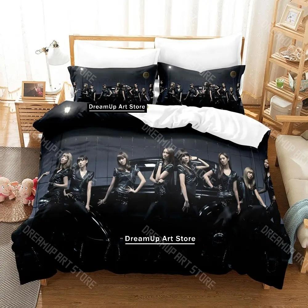 3D Printed Girls KPOP Generation Bedding Set for Boys Girls Duvet Cover Pillowcase Twin Queen King Full Single Double Sizes
