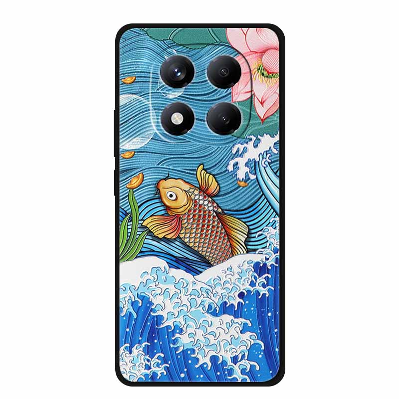 3D Flowers Emboss Fundas For Redmi Note 15 5G (China) Case Soft Silicone Phone Cases For Note 15 5G For China Covers Shell Coque