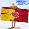 Futbol Colombiano Print Beach Towel, Large Soft Quick Dry Towel for Beach Camping Swimming